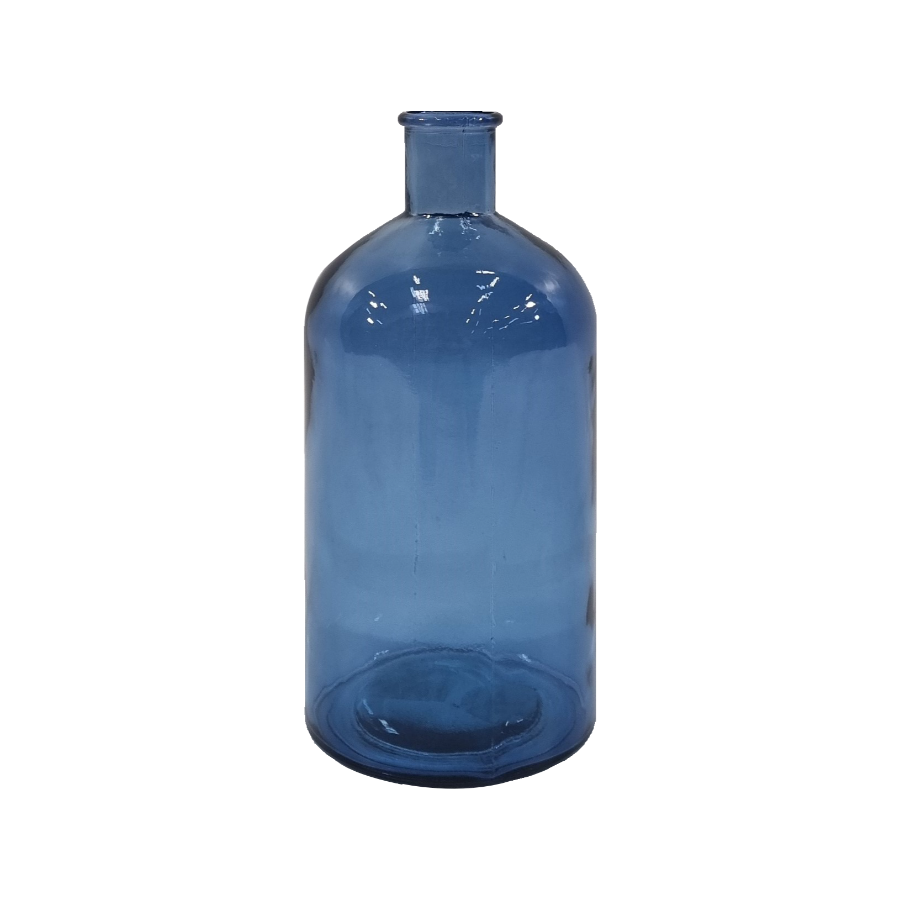 Blaue Glas Vase gross